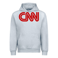Heather Grey cnn media company Urban Hoodie - PixelWave