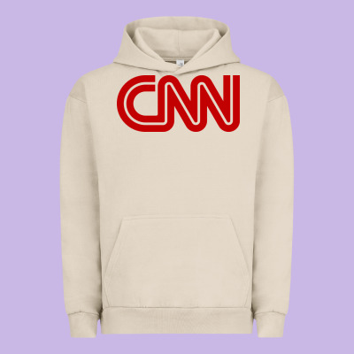 Cnn Media Company Urban Hoodie Designed By Pixelwave