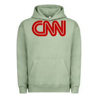Pigment Oil Green cnn media company Urban Hoodie - PixelWave