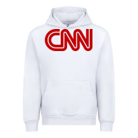 White cnn media company Urban Hoodie - PixelWave