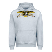 Heather Grey anti hero skateboards Urban Hoodie - PixelWave
