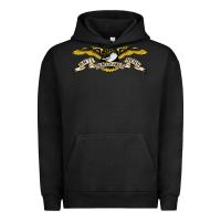 Pigment Black anti hero skateboards Urban Hoodie - PixelWave