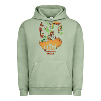 Pigment Oil Green The Monster Squad Urban Hoodie - PixelWave