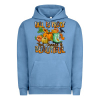 Pigment Pebble Blue Fall is proof that change is beautiful Urban Hoodie - RanaPortraitStore