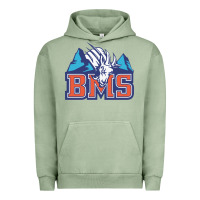 Pigment Oil Green blue mountain state Urban Hoodie - PixelWave