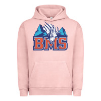 Pigment Salmon blue mountain state Urban Hoodie - PixelWave