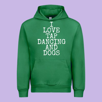 I Love Tap Dancing & Dogs Funny Dog Gift T Shirt Men Women Urban Hoodie Designed By Pixelwave