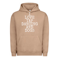 Pigment Burro i love tap dancing & dogs funny dog gift t shirt men women Urban Hoodie - PixelWave