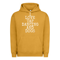 Pigment Peanut Butter i love tap dancing & dogs funny dog gift t shirt men women Urban Hoodie - PixelWave