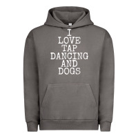 Pigment Tornado i love tap dancing & dogs funny dog gift t shirt men women Urban Hoodie - PixelWave