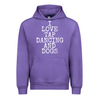 Tulip i love tap dancing & dogs funny dog gift t shirt men women Urban Hoodie - PixelWave