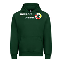 Forest Green Detroit Diesel Urban Hoodie - PixelWave