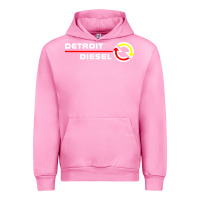 Fuchsia Pink Detroit Diesel Urban Hoodie - PixelWave