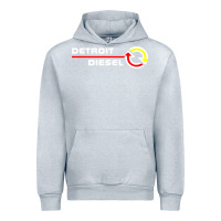 Heather Grey Detroit Diesel Urban Hoodie - PixelWave