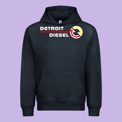 Detroit Diesel Urban Hoodie Designed By Pixelwave