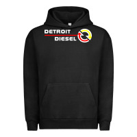 Pigment Black Detroit Diesel Urban Hoodie - PixelWave