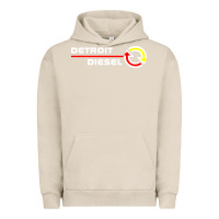 Pigment French Oak Detroit Diesel Urban Hoodie - PixelWave