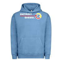 Pigment Pebble Blue Detroit Diesel Urban Hoodie - PixelWave