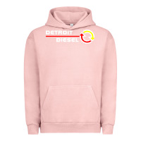 Pigment Salmon Detroit Diesel Urban Hoodie - PixelWave