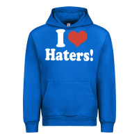 Cobalt i love haters Urban Hoodie - PixelWave