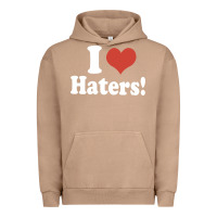Pigment Burro i love haters Urban Hoodie - PixelWave