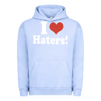 Pigment Grape Ice i love haters Urban Hoodie - PixelWave