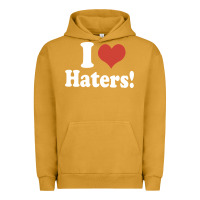 Pigment Peanut Butter i love haters Urban Hoodie - PixelWave