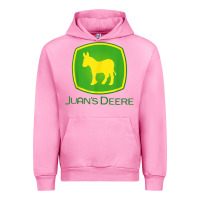 Fuchsia Pink Juan Deere Farmer Gardener Landscaper Funny Urban Hoodie - PixelWave