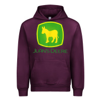 Mauve Wine Juan Deere Farmer Gardener Landscaper Funny Urban Hoodie - PixelWave
