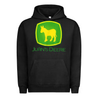 Pigment Black Juan Deere Farmer Gardener Landscaper Funny Urban Hoodie - PixelWave
