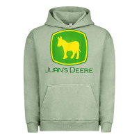 Pigment Oil Green Juan Deere Farmer Gardener Landscaper Funny Urban Hoodie - PixelWave
