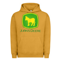 Pigment Peanut Butter Juan Deere Farmer Gardener Landscaper Funny Urban Hoodie - PixelWave