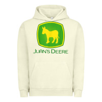 Pigment Pistachio Juan Deere Farmer Gardener Landscaper Funny Urban Hoodie - PixelWave
