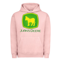 Pigment Salmon Juan Deere Farmer Gardener Landscaper Funny Urban Hoodie - PixelWave