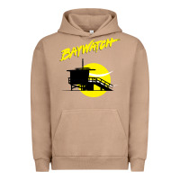Pigment Burro baywatch lifeguard tower sunset   baywatch Urban Hoodie - PixelWave