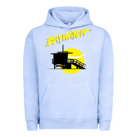 Pigment Grape Ice baywatch lifeguard tower sunset   baywatch Urban Hoodie - PixelWave