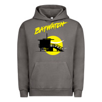 Pigment Tornado baywatch lifeguard tower sunset   baywatch Urban Hoodie - PixelWave