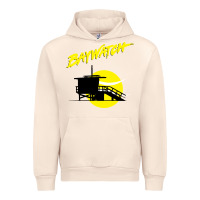 Sandshell baywatch lifeguard tower sunset   baywatch Urban Hoodie - PixelWave