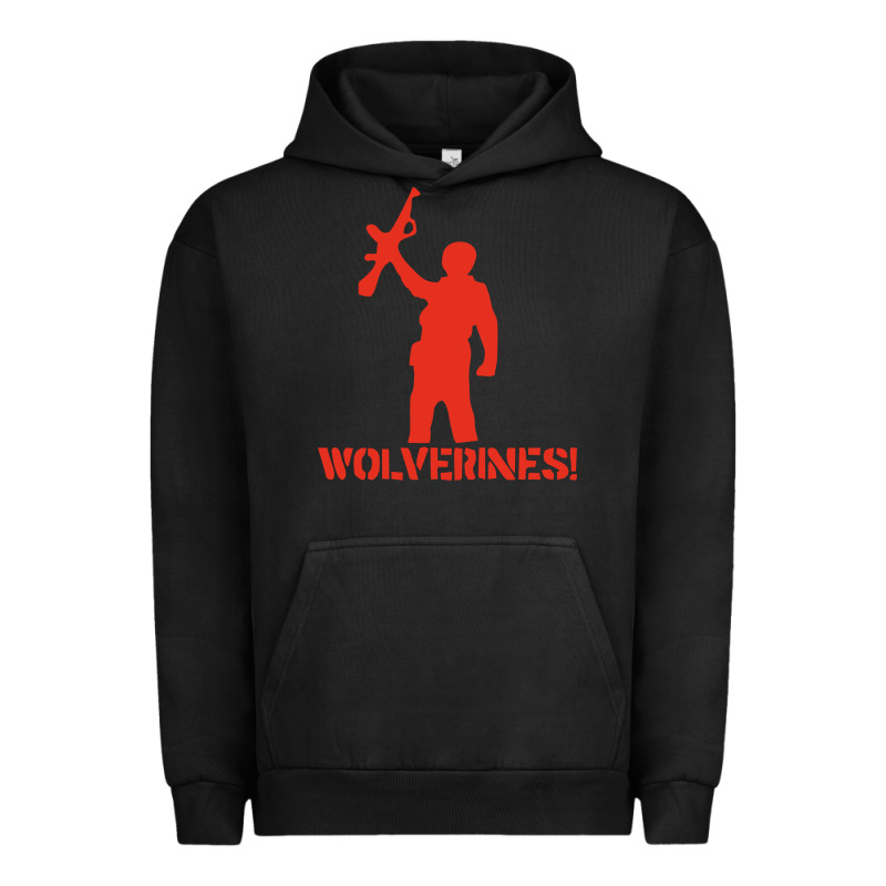 Red Dawn Wolverines Urban Hoodie by PixelWave | Teevron