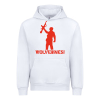 White red dawn wolverines Urban Hoodie - PixelWave