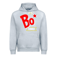Heather Grey it's bo time Urban Hoodie - PixelWave