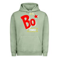 Pigment Oil Green it's bo time Urban Hoodie - PixelWave