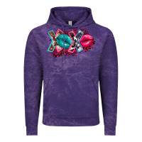 Cloud Purple Western Xoxo Vintage Hoodie - FaDigitalArtStudio