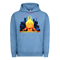 Pigment Pebble Blue Head Hunters Herbie Hancock Unisex Urban Hoodie - PixelWave