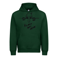 Forest Green Kilroy was here (on RedBubble) gift Urban Hoodie - PixelWave