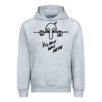 Heather Grey Kilroy was here (on RedBubble) gift Urban Hoodie - PixelWave
