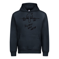 Navy Kilroy was here (on RedBubble) gift Urban Hoodie - PixelWave
