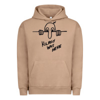 Pigment Burro Kilroy was here (on RedBubble) gift Urban Hoodie - PixelWave