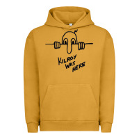 Pigment Peanut Butter Kilroy was here (on RedBubble) gift Urban Hoodie - PixelWave