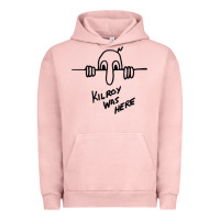 Pigment Salmon Kilroy was here (on RedBubble) gift Urban Hoodie - PixelWave